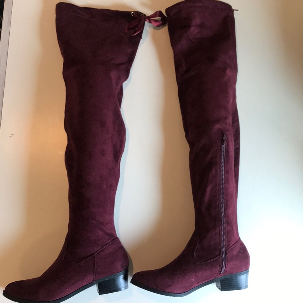 Over The Knee Suede Boots